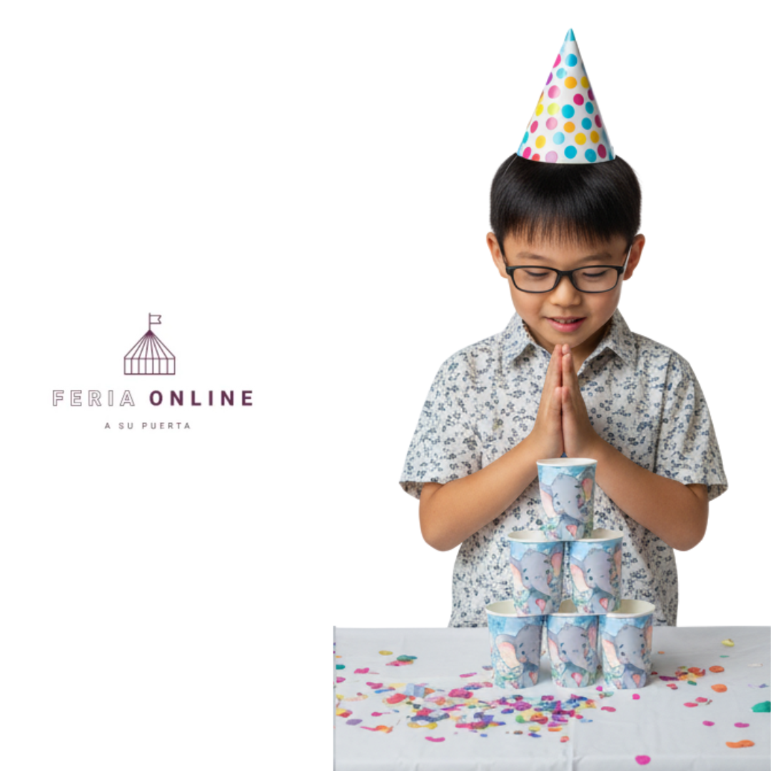 Vaso Desechable Elefante Niño