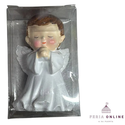 PORCELANA ANGEL NIÑO BAUTIZO