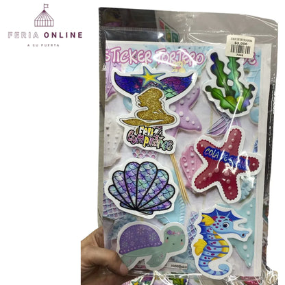 Sticker Tortero Para Niñas 2