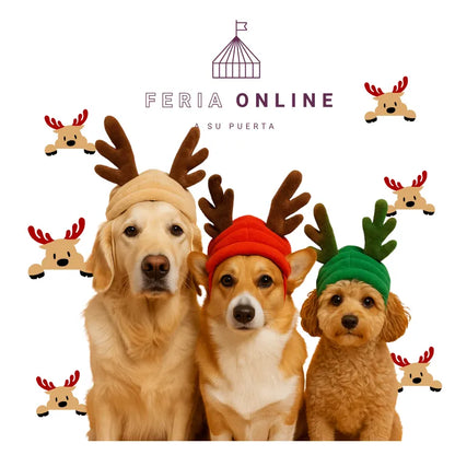 Gorra de Reno para Mascotas