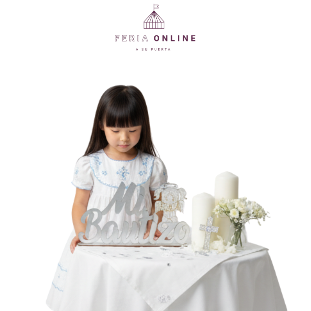 Letrero 15CM Mi Bautizo Para Niña