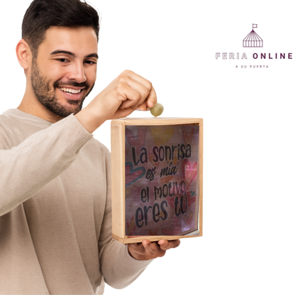 Alcancía Cofre De Madera