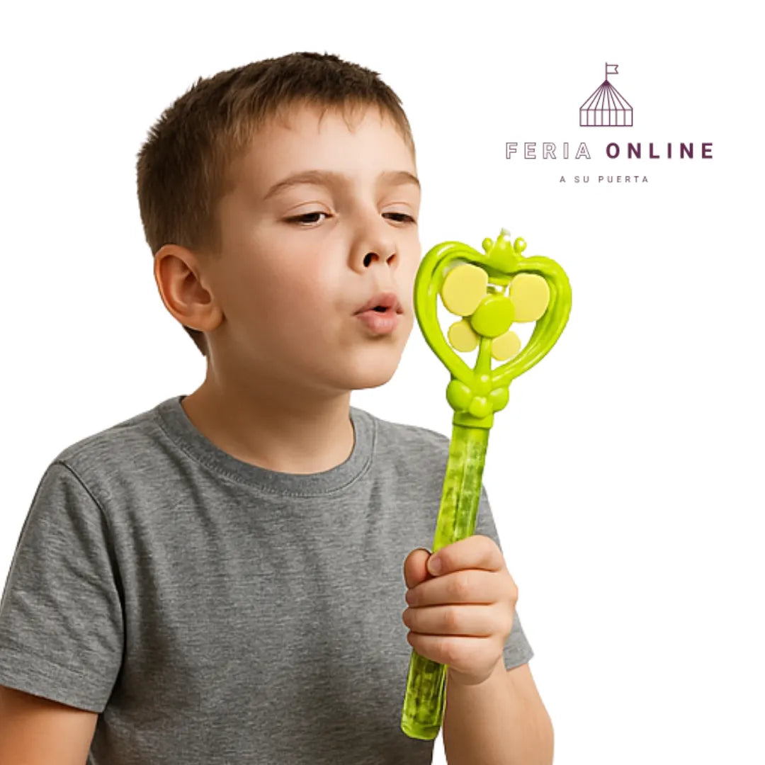 BURBUJERO MEDIANO CORONA HELICE AMARILLO