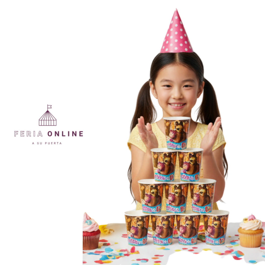 Vaso Desechable Masha Y El Oso