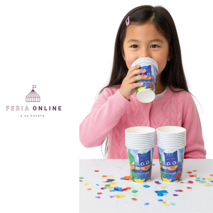 Vaso Desechable Heroes En Pijama