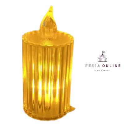 Vela LED Corrugada