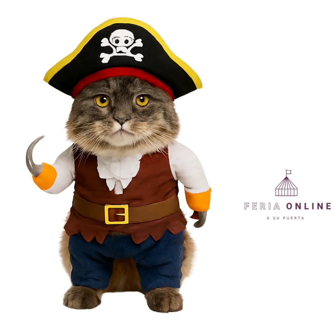 Disfraz Pirata Perros Y Gatos