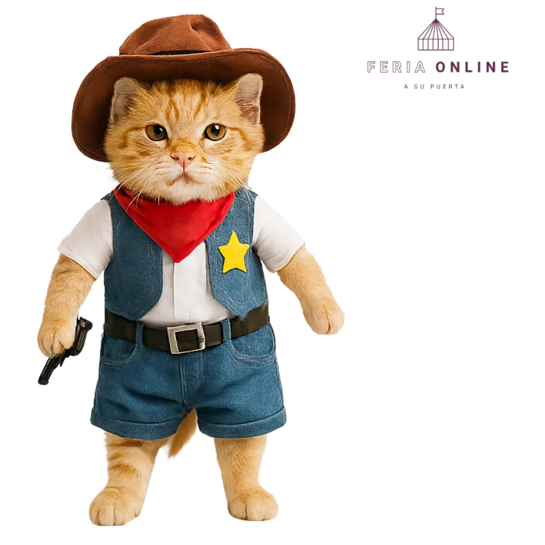Disfraz Vaquero Para Gato