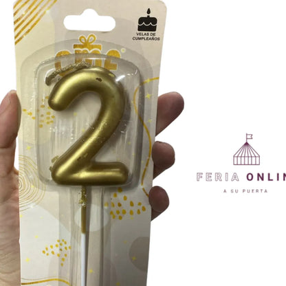 Velas Premium Símbolos Dorados