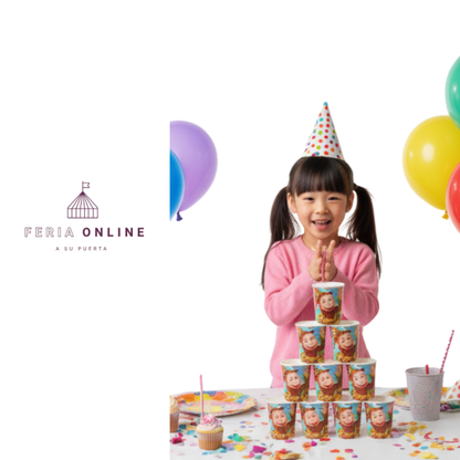 Vaso Desechable Jorge El Curioso