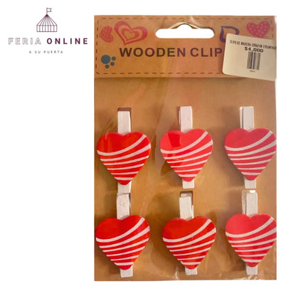Clips de madera