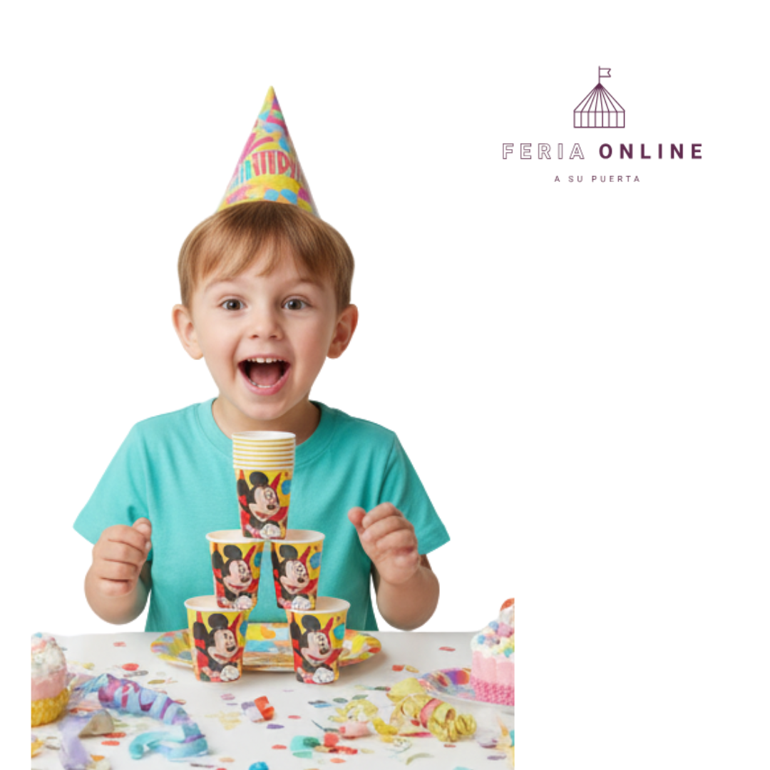 Vaso Desechable MIckey X8