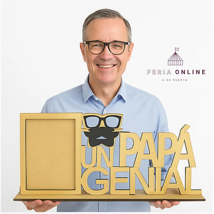 Portaretrato papá - genial crudo