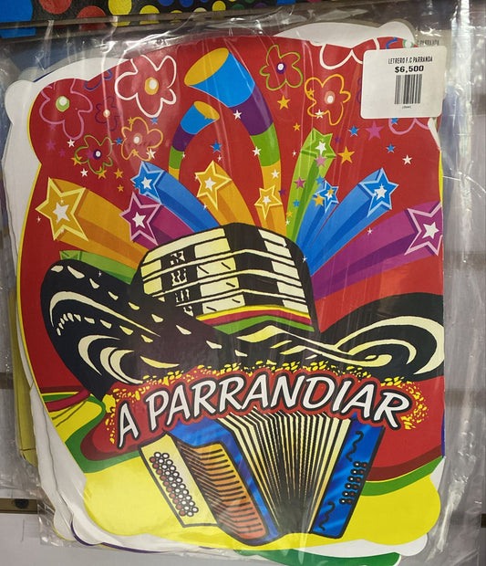 LETRERO F.C PARRANDA