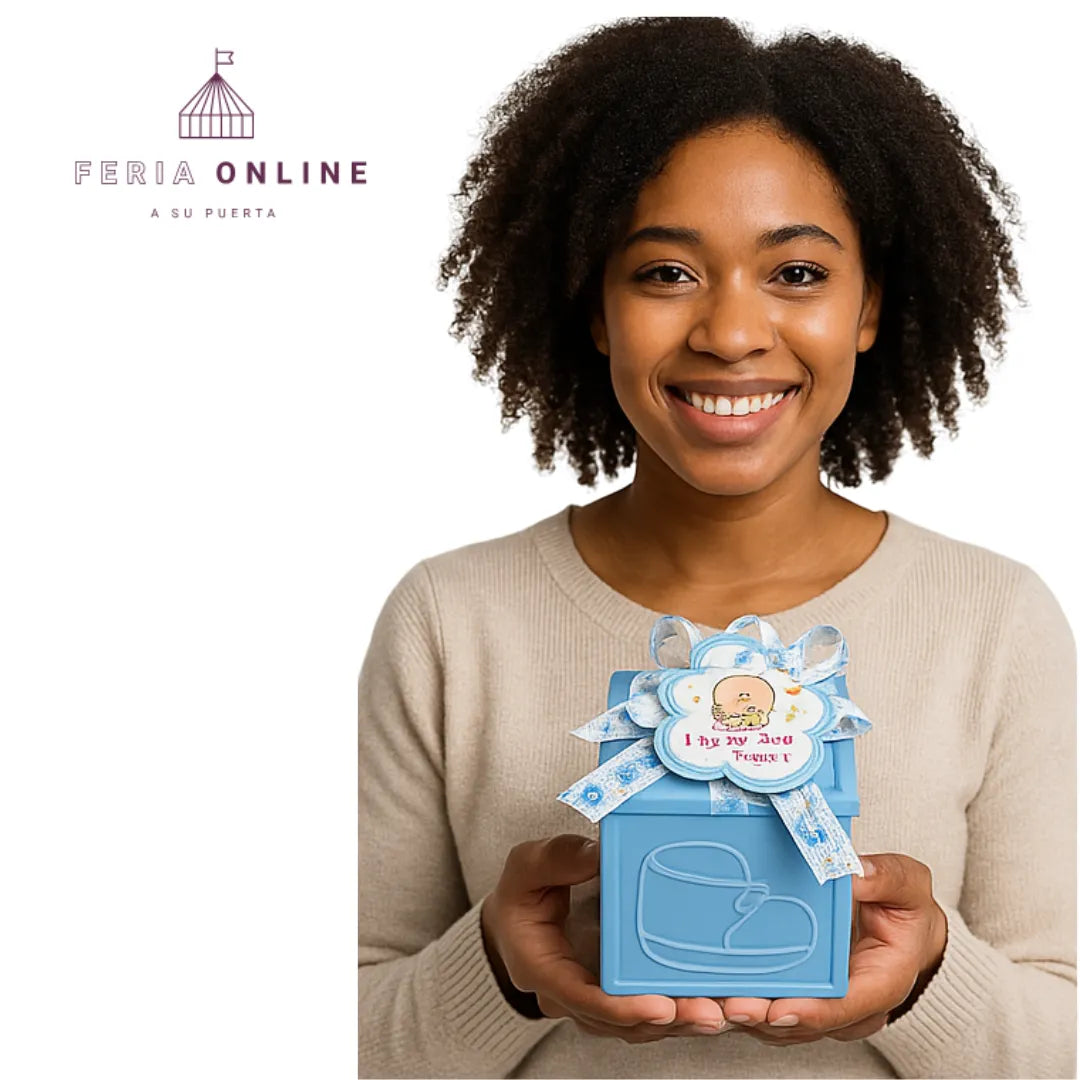 RECORDATORIO BABY SHOWER X12 CUBO