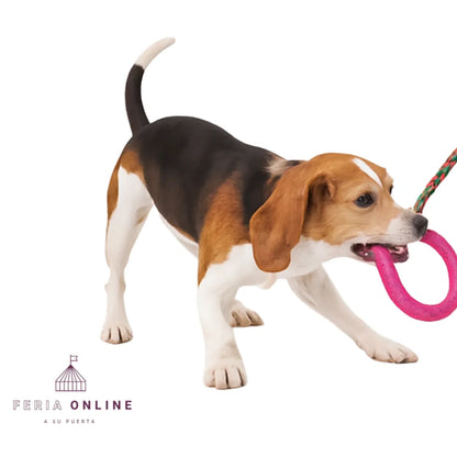 Juguete Lazo Con Aro Para Perros