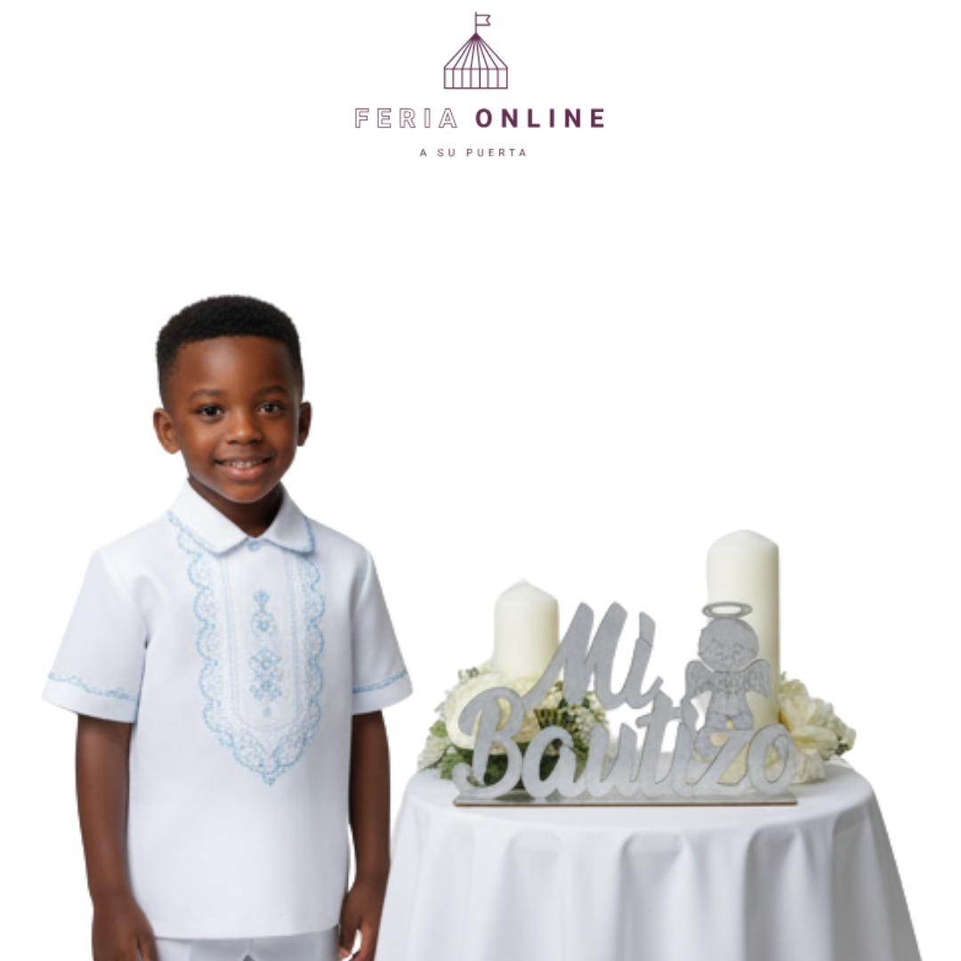 Letrero 15CM Mi Bautizo Para Niño