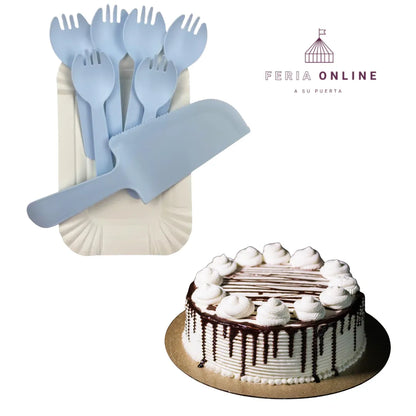 Set cubiertos para tortas X12