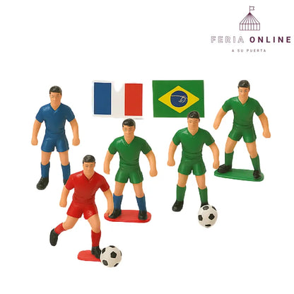 MUÑECOS FUTBOLISTAS X 2