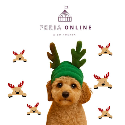 Gorra de Reno para Mascotas