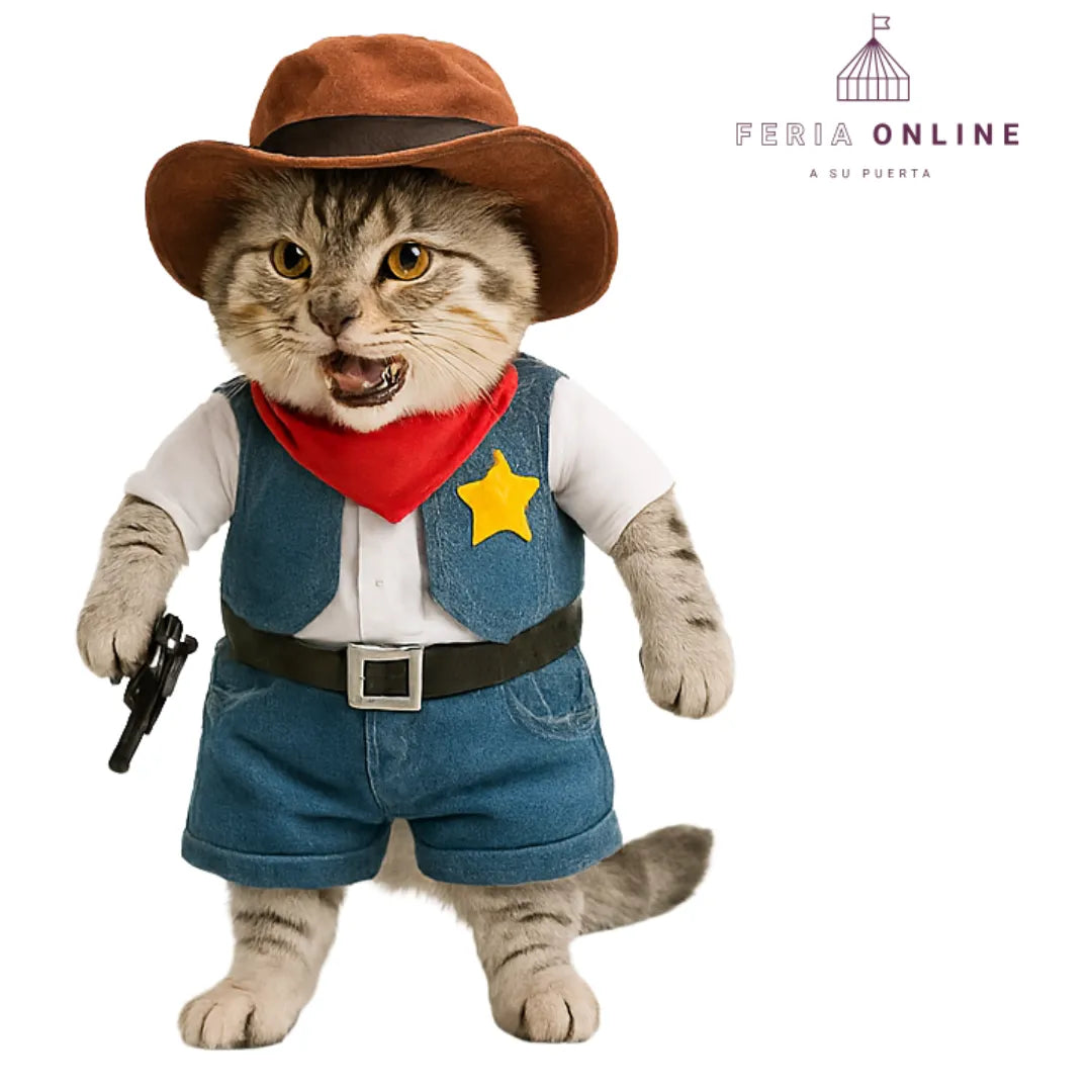 Disfraz Vaquero Para Gato