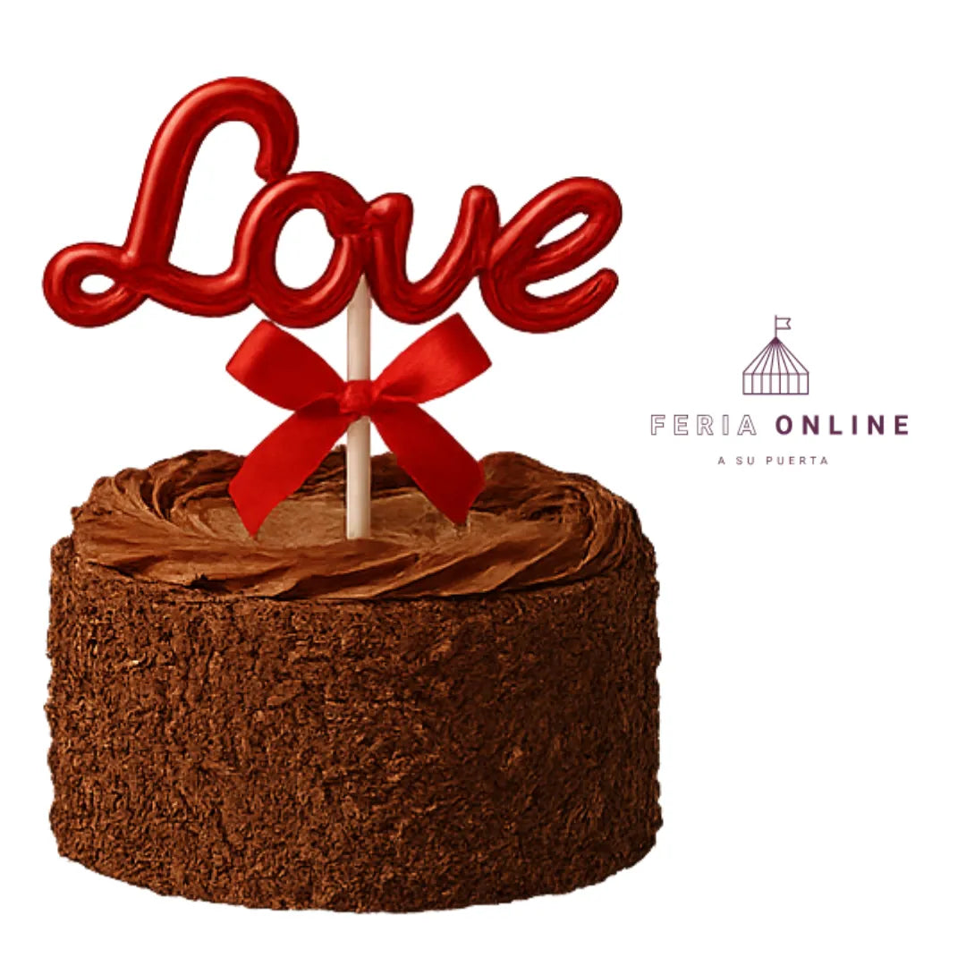 Topper para torta LOVE