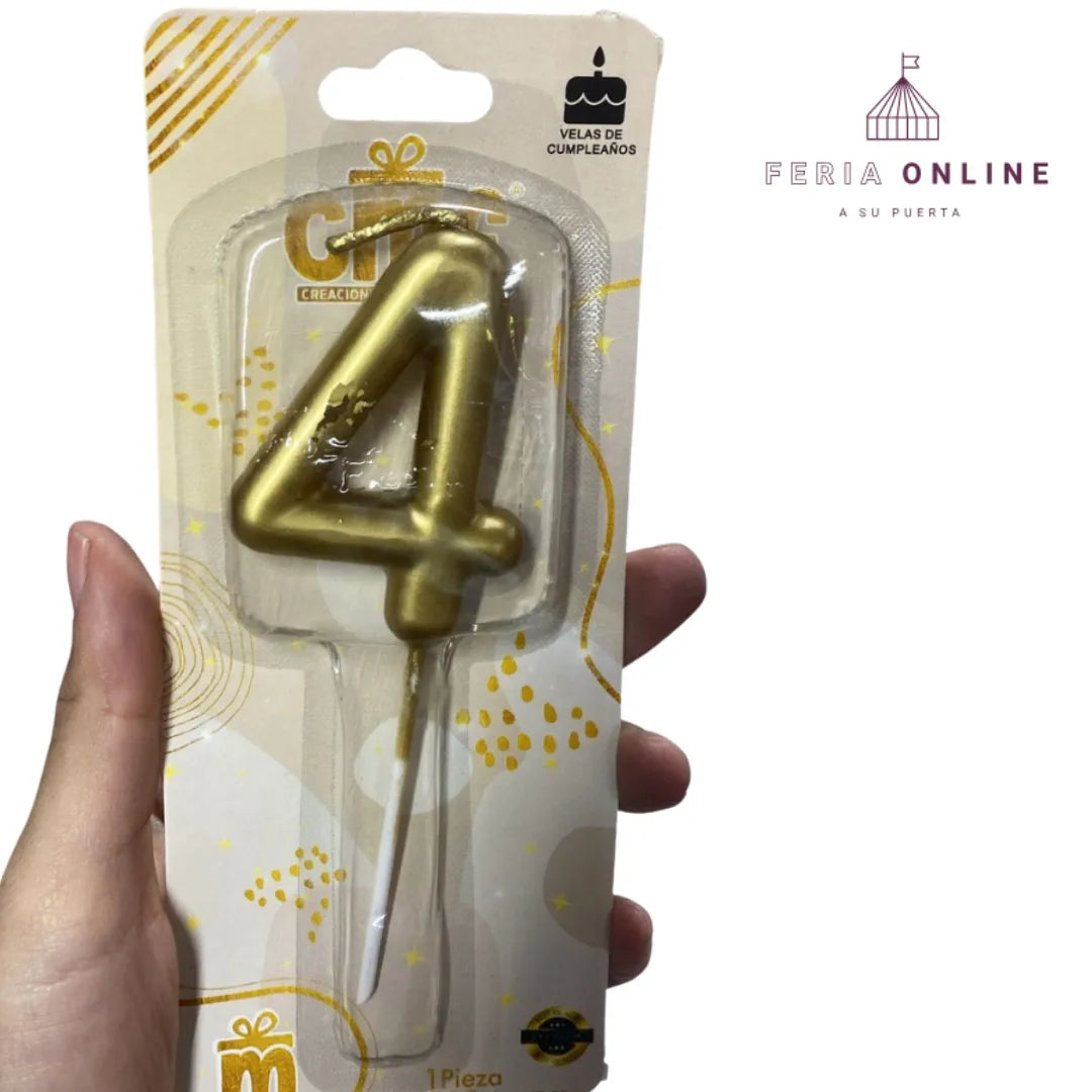 Velas Premium Símbolos Dorados
