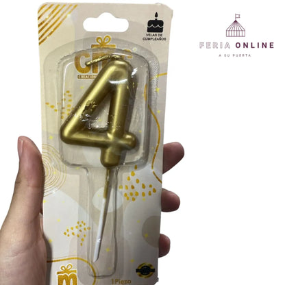 Velas Premium Símbolos Dorados