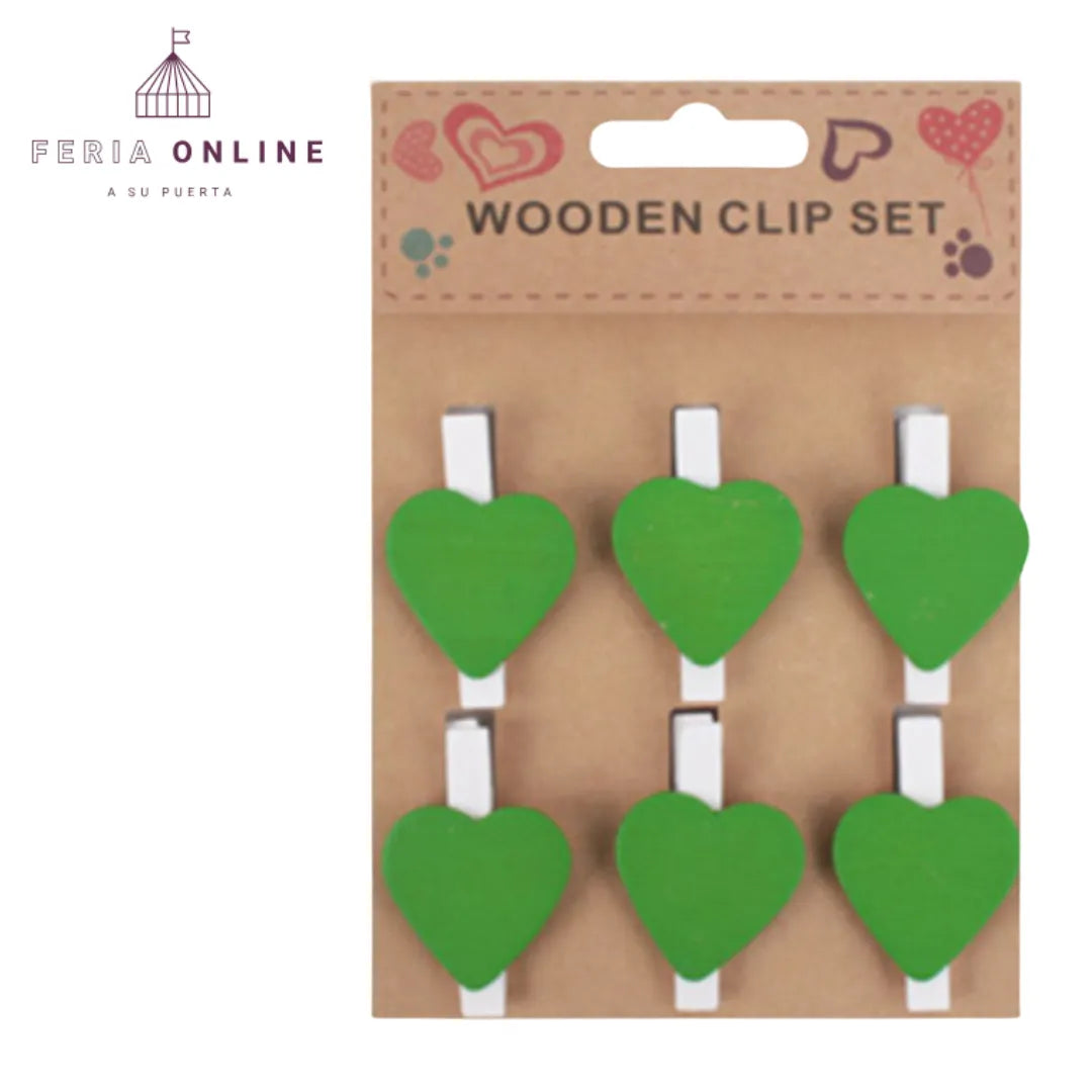 Clips de madera