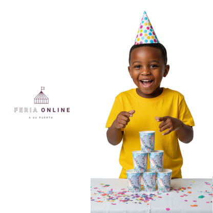 Vaso Desechable Elefante Niño