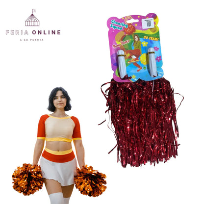 Pompom metalizado infantil