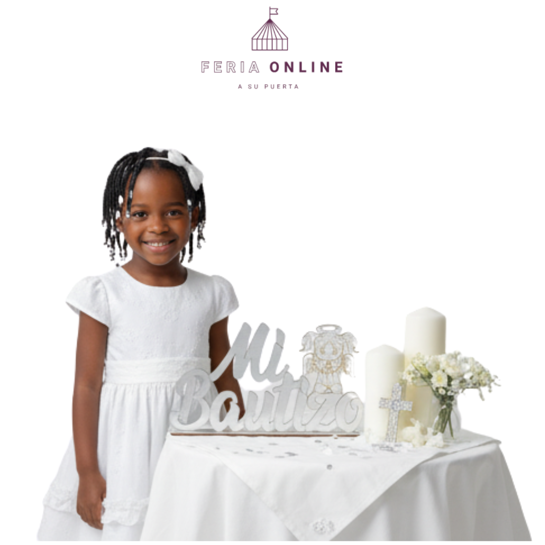 Letrero 15CM Mi Bautizo Para Niña