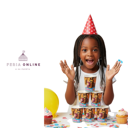 Vaso Desechable Masha Y El Oso