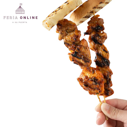 Pinchos de bambú