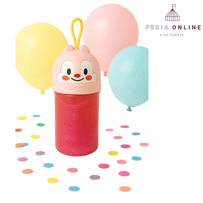 SLIME OLA REDONDA+PERLADA 12.5CMX55.5CM AMARILLO