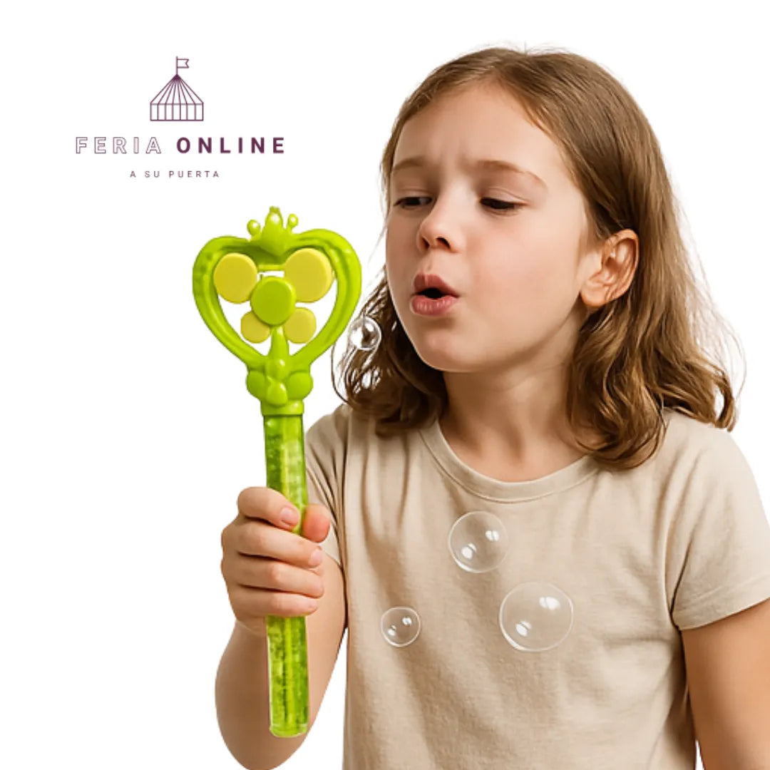 BURBUJERO MEDIANO CORONA HELICE AMARILLO