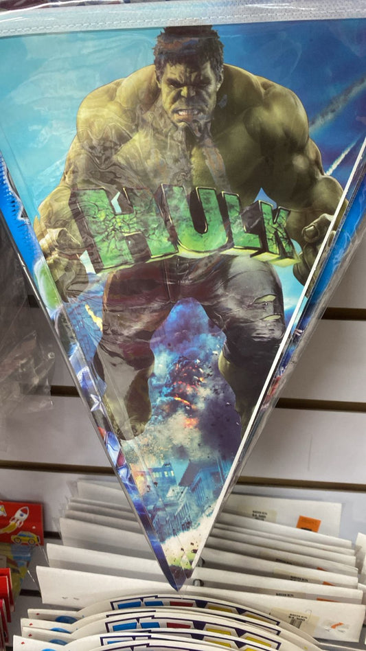 BANDERIN MOTIVO HULK