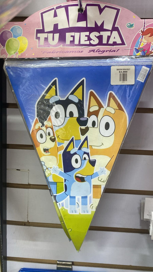 BANDERIN PUNTAS BLUEY