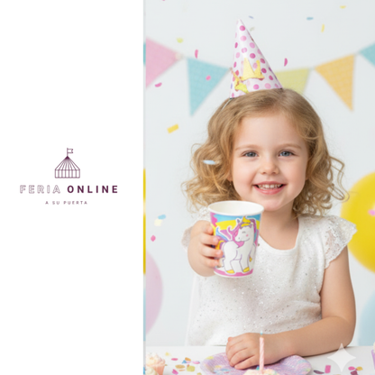 Vaso Desechable Unicornio