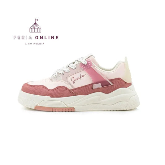 Tenis Informal Cauchos F2F Rosa
