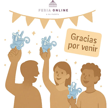 RECORDATORIO COCHE BABY SHOWER