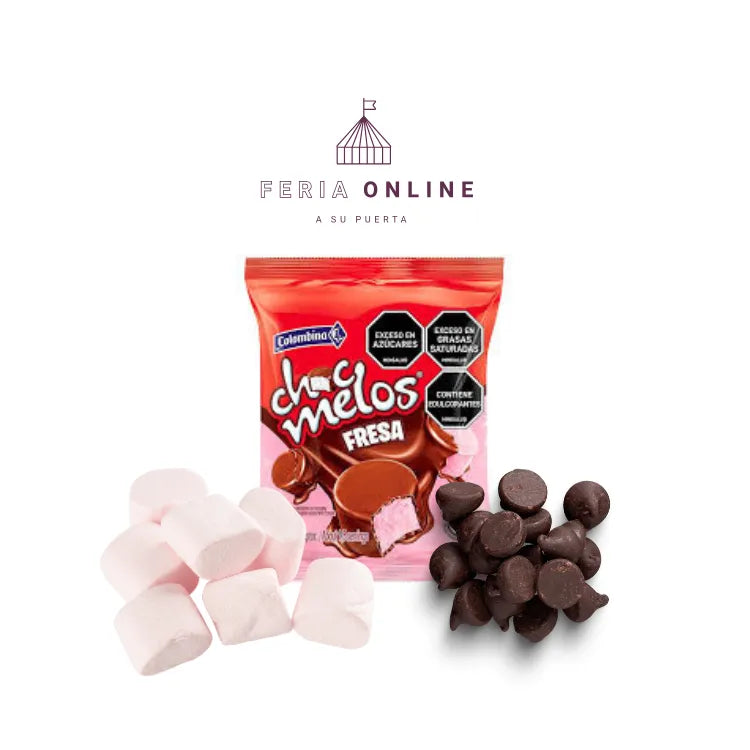 CHOCMELOS SNACK FRESA