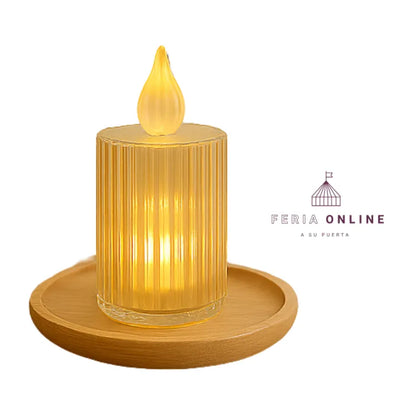 Vela LED Corrugada