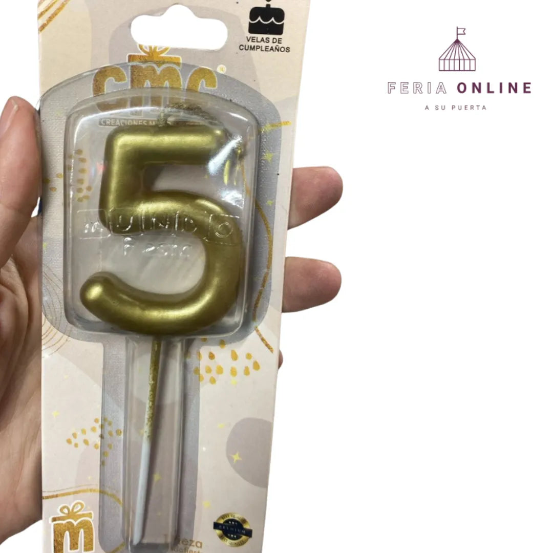 Velas Premium Símbolos Dorados