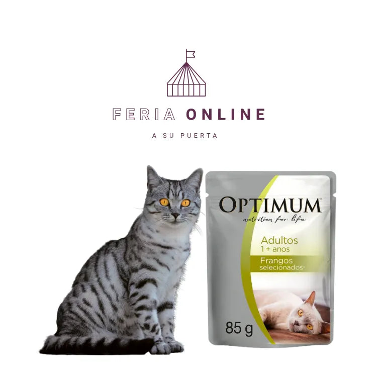OPTIMUM Alimento Húmedo para Gatos Adultos