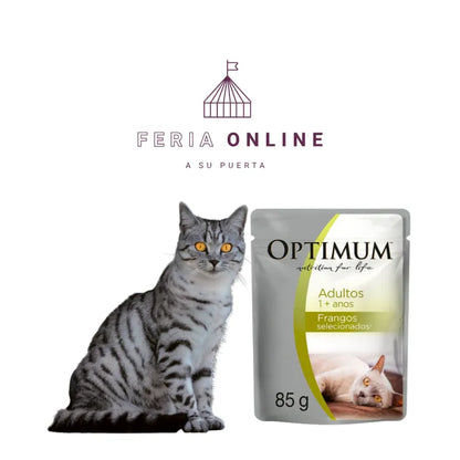 OPTIMUM Alimento Húmedo para Gatos Adultos