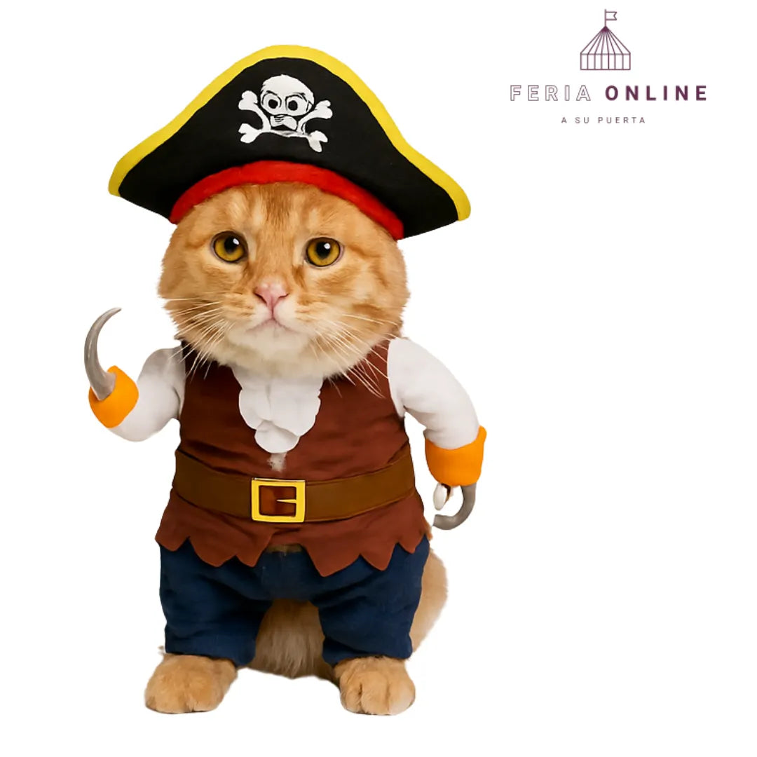 Disfraz Pirata Perros Y Gatos
