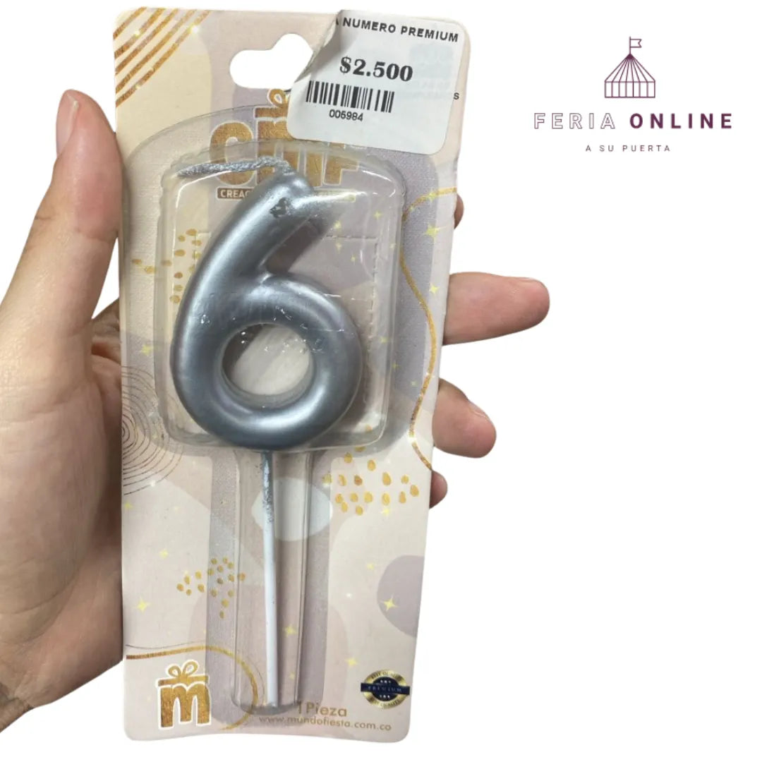 Velas Premium Símbolos Plateados