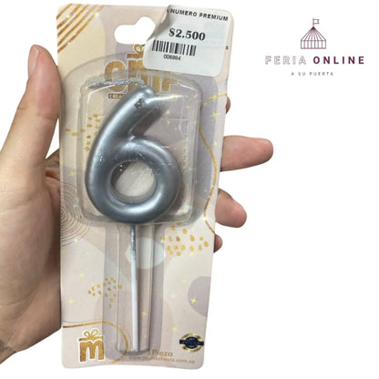 Velas Premium Símbolos Plateados