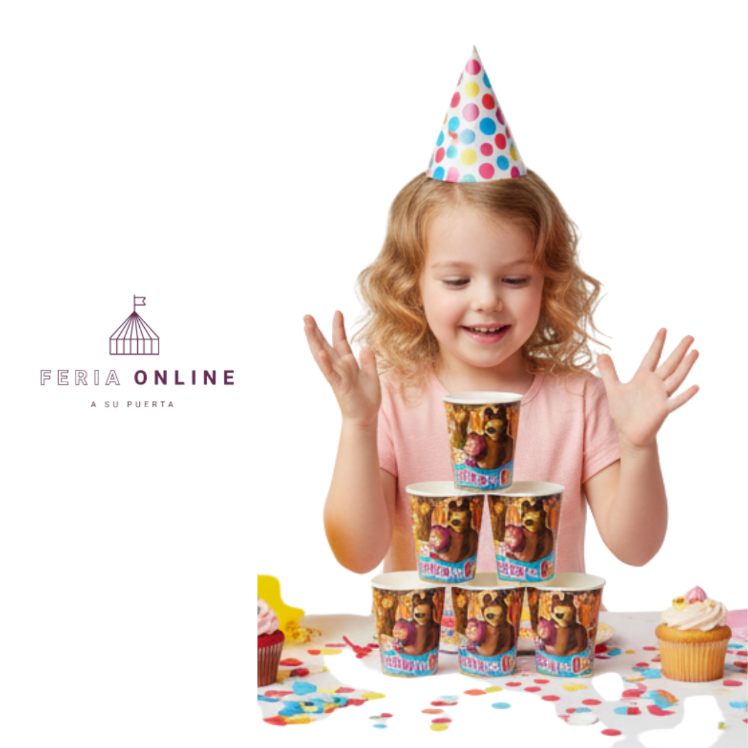 Vaso Desechable Masha Y El Oso